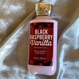 Used Bath and Body Works Black Raspberry Vanilla Body Lotion